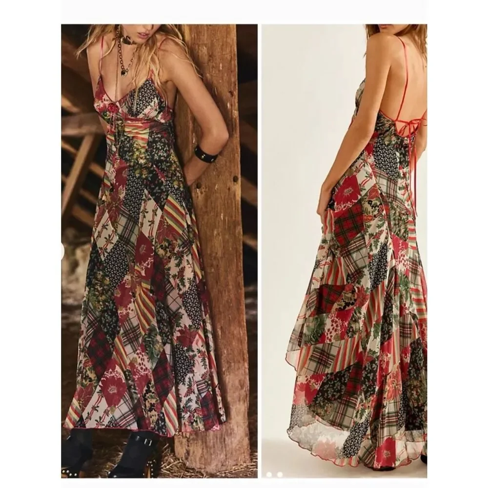 Free People Tis the season maxi dress